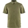 FJÄLLRÄVEN Fjällräven M Övik Lite Shirt Ss -Polo Trends Verkaufsgeschäft fjaellraeven m oevik lite shirt ss 22a fjl 87038 green 1 1280x1280