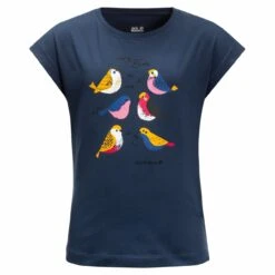 Jack Wolfskin Girls Tweeting Birds T
