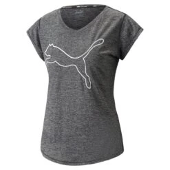 Puma W Train Favorite Heather Cat Tee