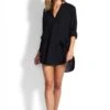 Seafolly W Boyfriend Beach Shirt -Polo Trends Verkaufsgeschäft seafolly w boyfriend beach shirt 20a sey 52815 to black 1 1280x1280